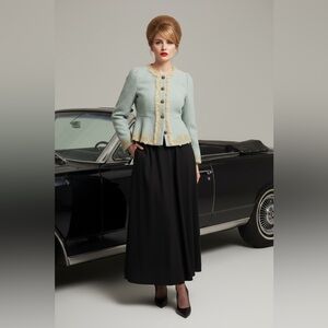 Reina adorable fur trim jacket